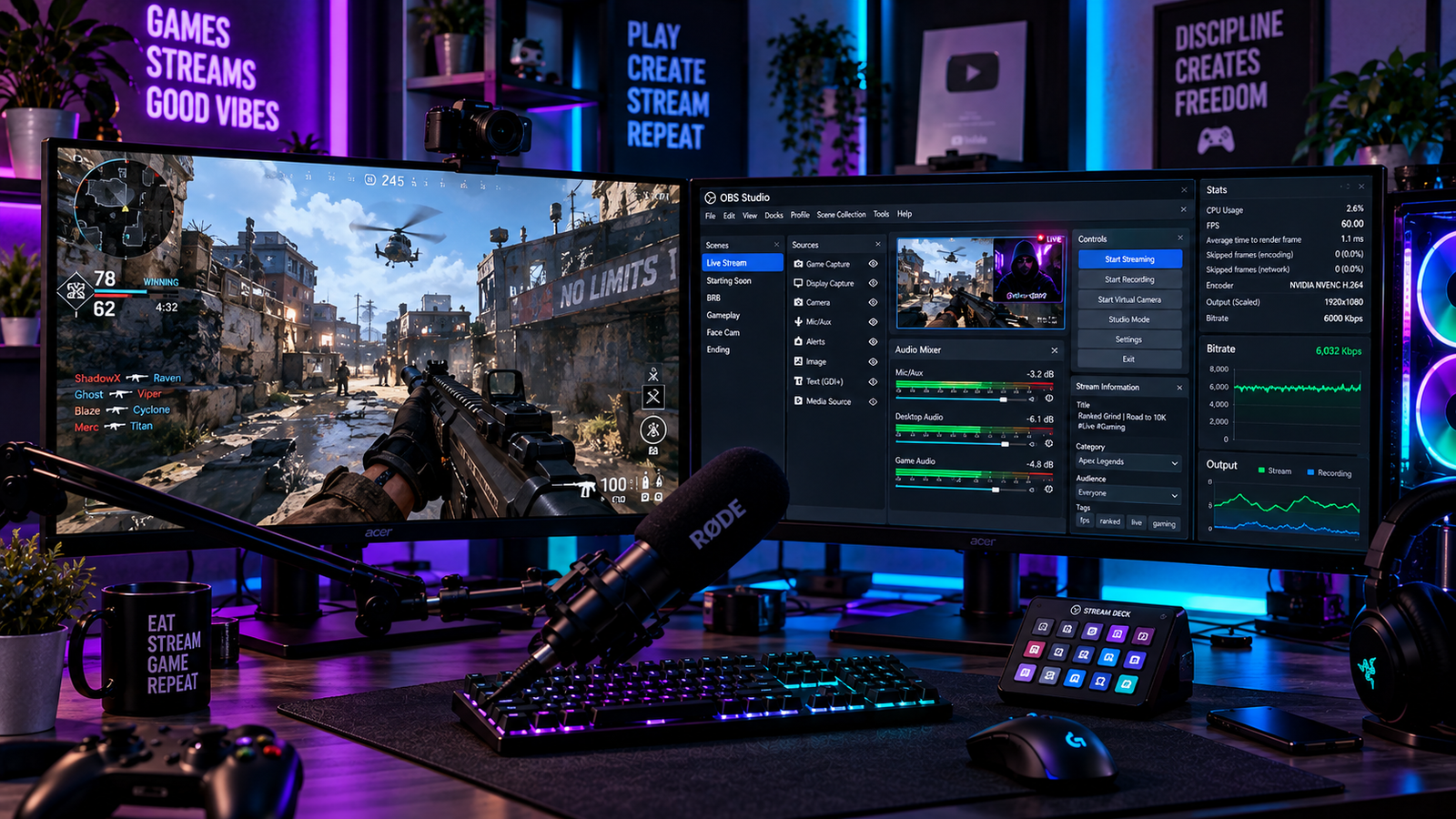 how to fix pixelated stream in obs